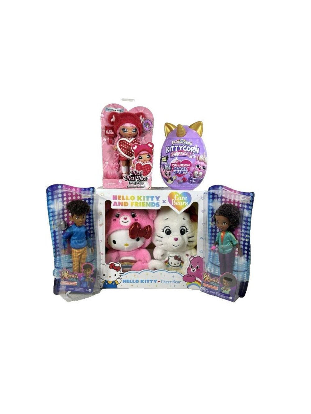 Kids Girls Toys Mixed Media Toys Dolls Plush Playsets Bundle Lot Of 5